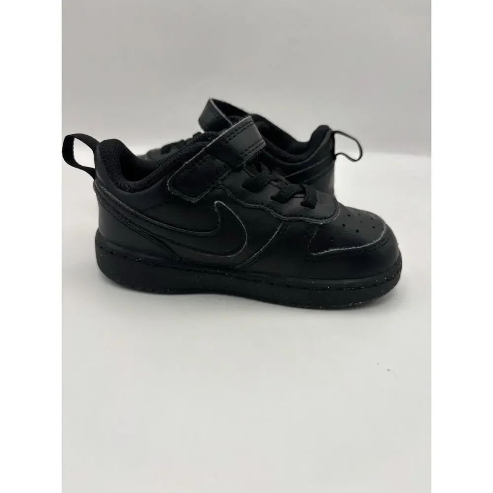 Nike Court Borough Low Redraft Black Sneakers Toddler Size 8 C